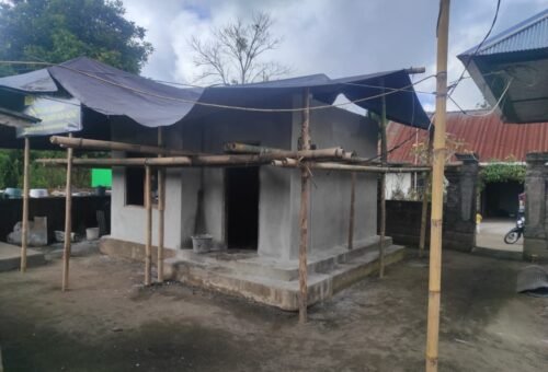 Proses Rehabilitasi RTLH, Satgas TMMD Ke-129 Fokus pada Pengacian Rumah Ketut Surija