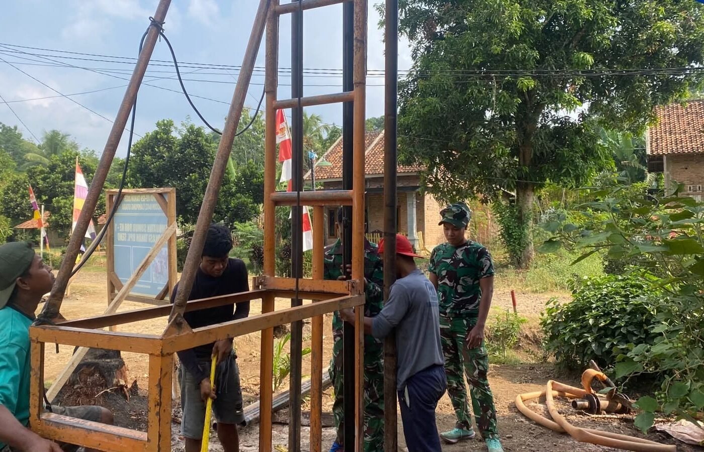 Pembuatan Sumur Bor TMMD Ke-129 Kodim 0412/LU Terus Tunjukkan Manfaat Nyata bagi Masyarakat