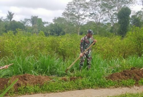 TMMD Ke-129: Pengerjaan Pipanisasi Capai 35 Persen, Satgas Kodim 1626/Bangli Terus Bergerak Maju
