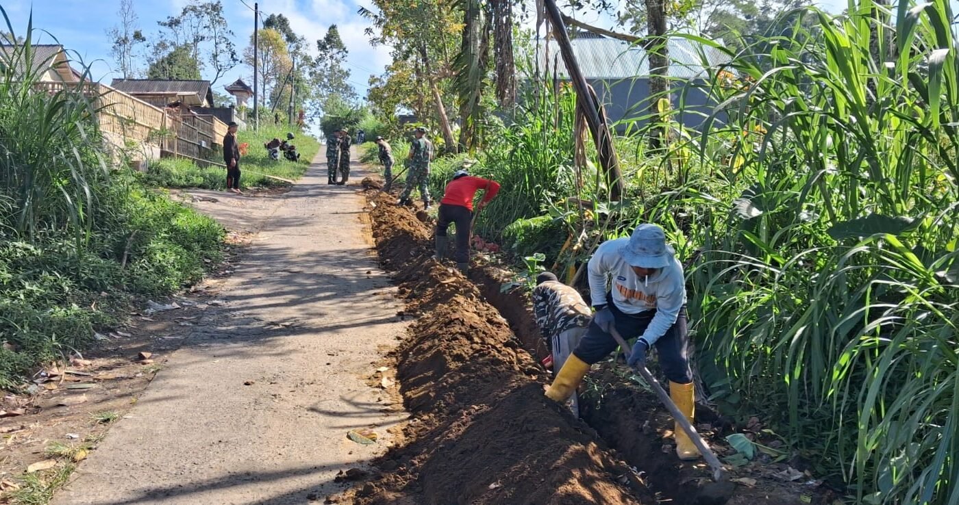 Keterlibatan Masyarakat Dorong Proyek Pipanisasi TMMD Ke-129