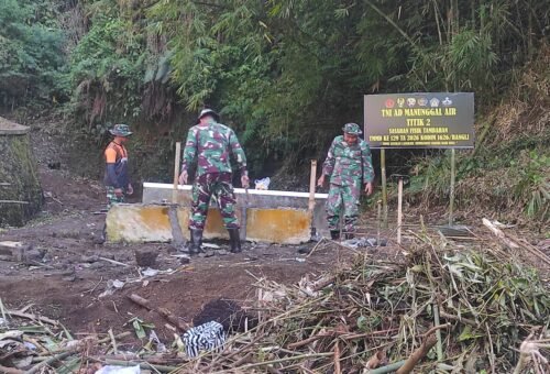 Inisiatif TNI Manunggal Air Tingkatkan Akses Air Bersih di Desa Sekardadi