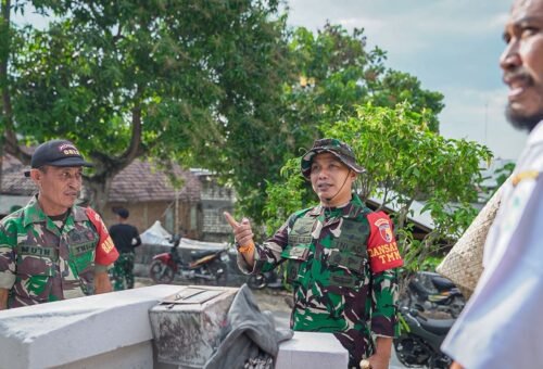 Kunjungan Dansatgas TMMD 129: Memastikan Infrastruktur Berkualitas untuk Warga Tlemang