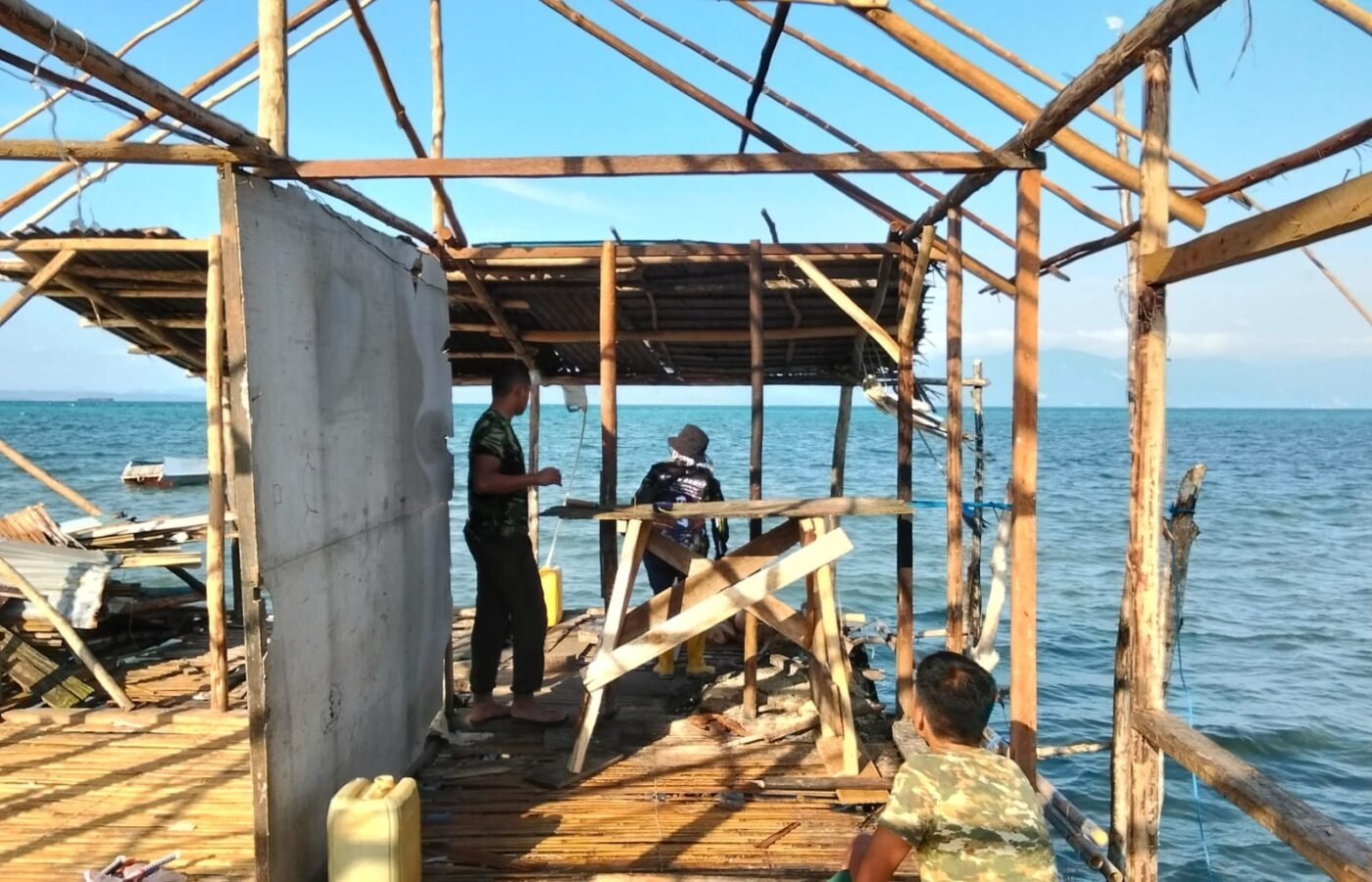 Awal Renovasi RTLH Bapak Nardianto di Morowali