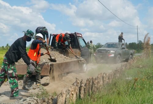 Pembangunan Infrastruktur TMMD Mendorong Mobilitas dan Ekonomi Masyarakat