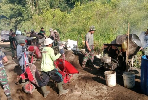 Progres TMMD Ke-129: Pembangunan DPT di Desa Sekardadi Berjalan Berkualitas