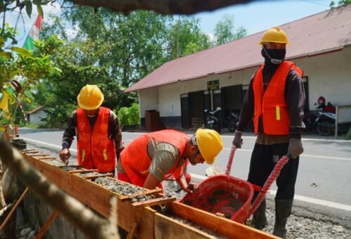 Program TMMD Ke-129: Progres Pembangunan Musholla Darul Iman