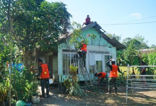 Rehabilitasi RTLH dalam TMMD Reguler Ke-129 Menjadi Solusi bagi Warga
