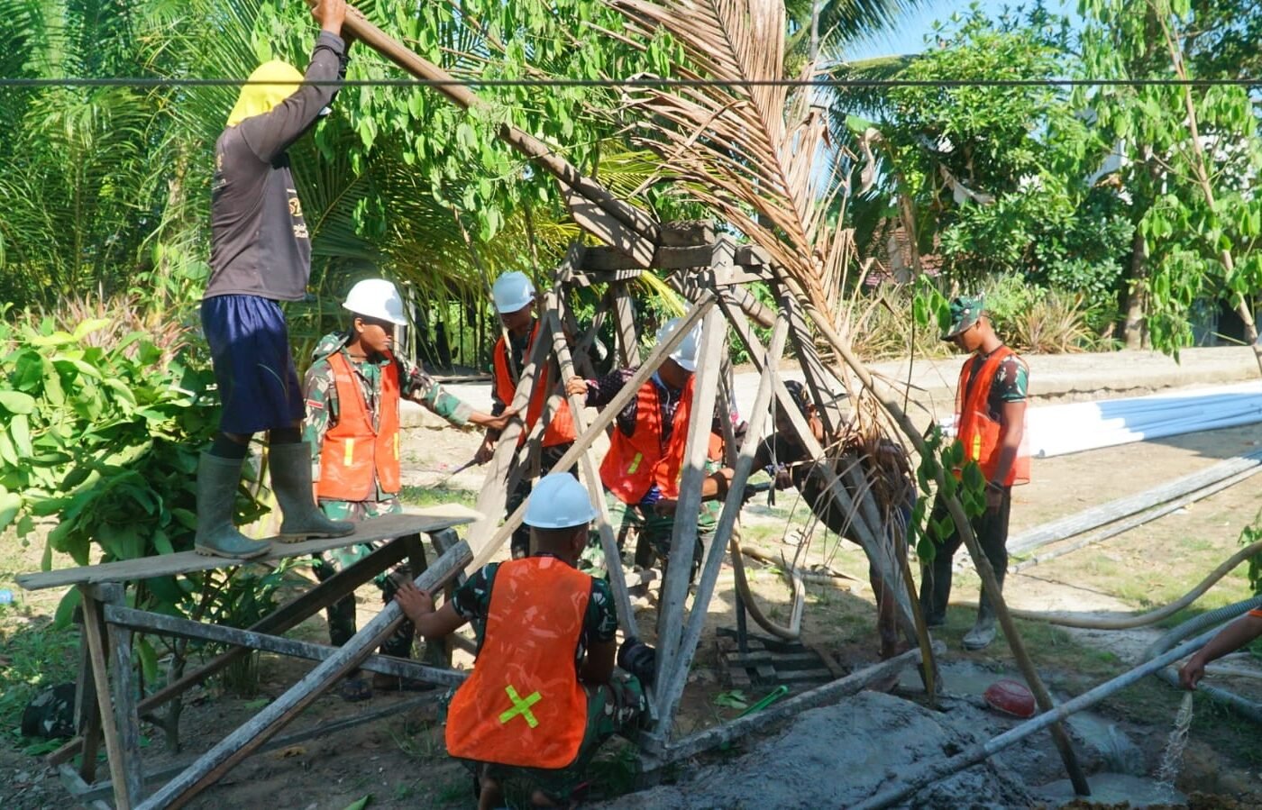 Pembangunan Sumur Bor TMMD Reguler Ke-129 untuk Penyediaan Air Bersih
