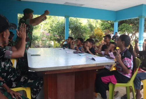 Dukungan TNI untuk Pendidikan: Rizki Ingin Kegiatan Belajar Bersama Terus Berlanjut
