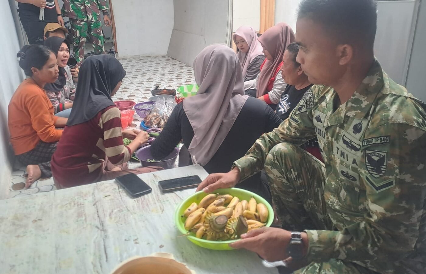 Kegiatan Sosial TNI, Satgas TMMD Kodim 0413/Bangka Siapkan Hidangan untuk Acara Ngagung