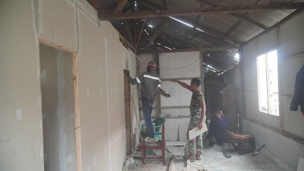 Kemajuan Pembangunan MCK di SDN Pulau Dua dalam TMMD Ke-129