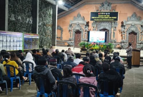 Peningkatan Kesadaran Masyarakat Terhadap Narkoba dalam TMMD Ke-129 Kodim 1626/Bangli