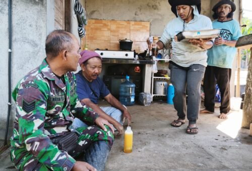 Membangun Kehangatan Sosial di Tengah TMMD oleh Satgas Kodim 1626/Bangli