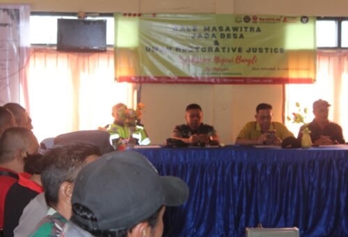 Peran Aktif Pemerintah Desa Dalam Keberhasilan TMMD Ke-129 Kodim 1626/Bangli