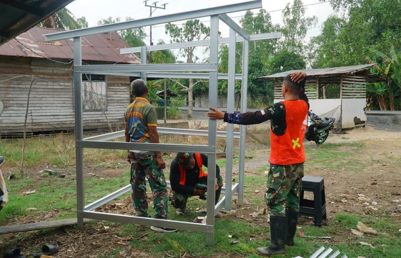 TMMD Ke-129: Fasilitas Sanitasi untuk Ibu Jumiah Segera Terwujud