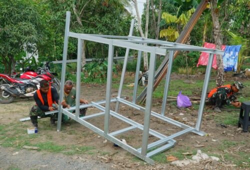 Kegiatan TMMD Ke-129: Pembangunan MCK untuk Kesejahteraan Lansia di Desa Bandaraya