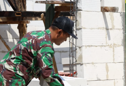Keberhasilan Program TMMD 129: Warga dan Satgas Bangun 10 Rumah Layak Huni