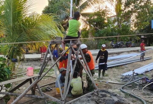 Kolaborasi Nyata TNI dan Masyarakat dalam Proyek Air Bersih di Desa Bandaraya