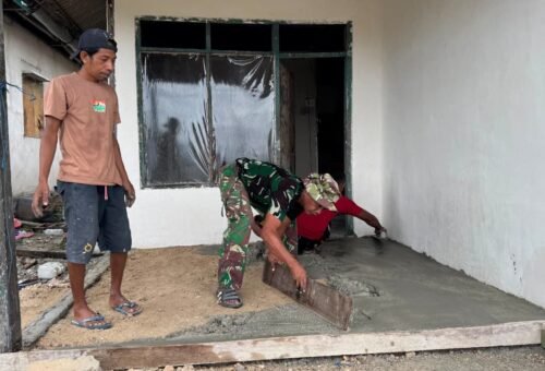 Progres Renovasi RTLH Bapak Hardi di Pulau Dua Menuju Pengecoran Lantai dan Tangga