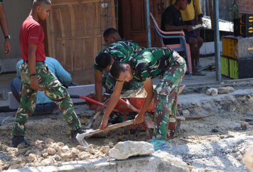 Proyek RTLH Bapak Bayu Dimulai, Satgas TMMD 129 Ciptakan Tempat Tinggal Layak untuk Warga Tlemang