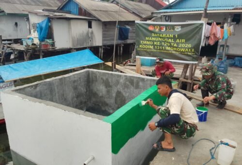 Pembangunan Program Manunggal Air Bersih Desa Umbele Menuju Penyelesaian