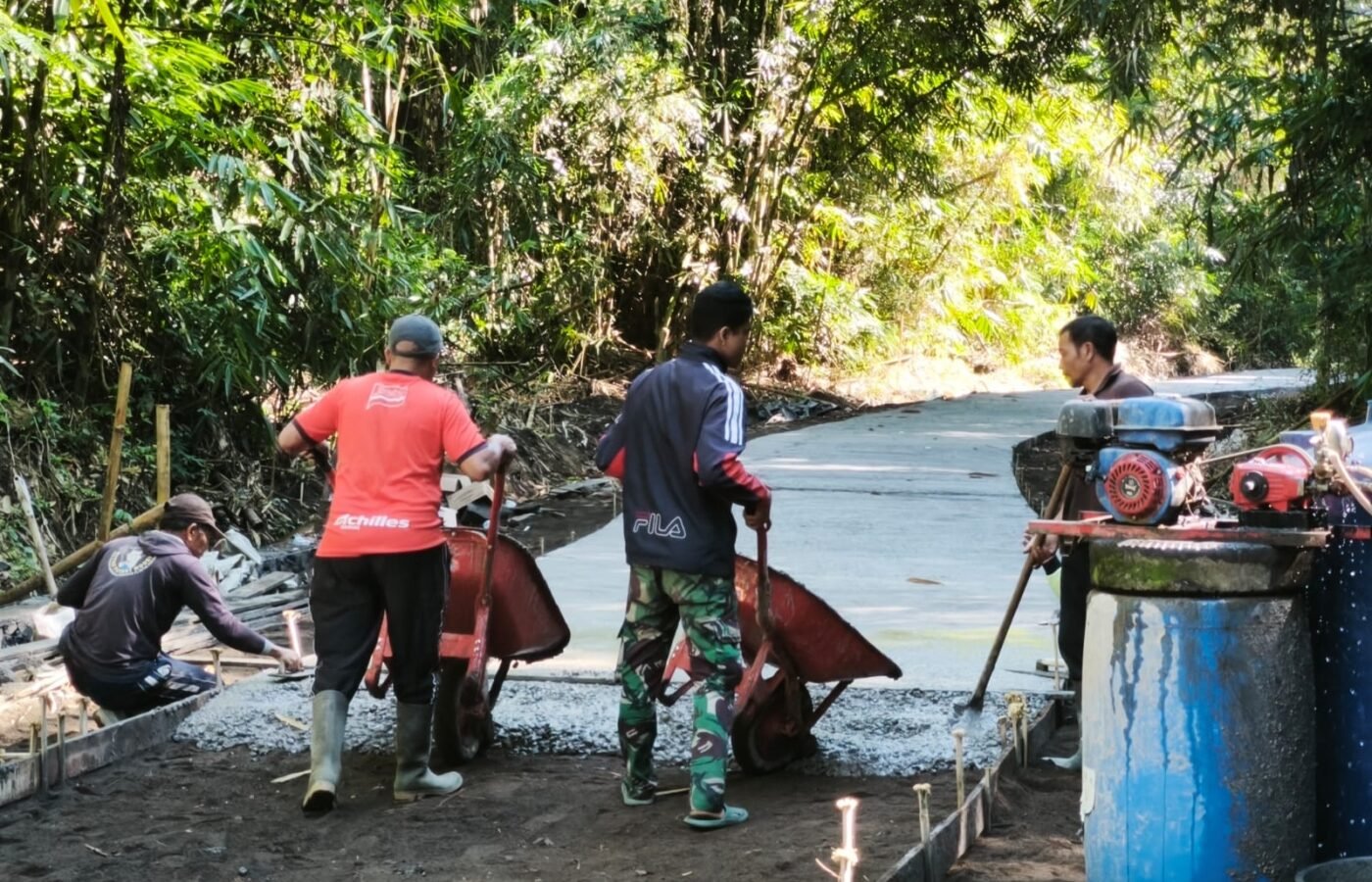 Pengerjaan TMMD Ke-129 di Sekardadi Capai 40 Persen, Tanda Kerja Sama yang Kuat