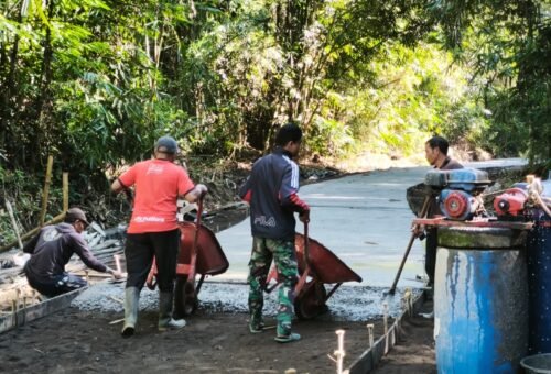 Pengerjaan TMMD Ke-129 di Sekardadi Capai 40 Persen, Tanda Kerja Sama yang Kuat