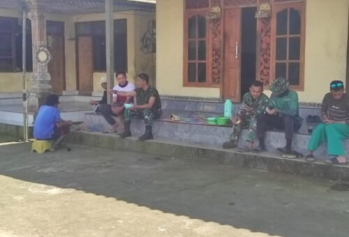 Kunjungan Satgas TMMD Dorong Semangat Kolektif dan Kepedulian di Masyarakat