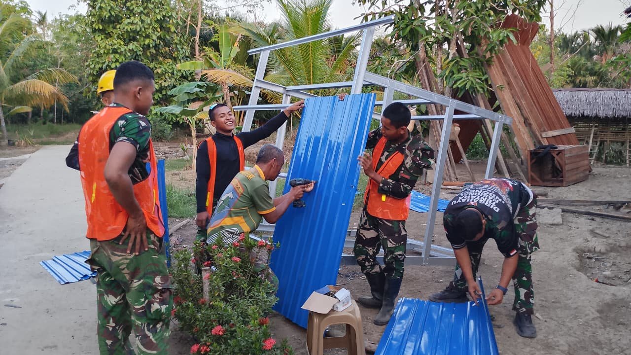Fasilitas MCK TMMD ke-129 Tingkatkan Kesehatan Masyarakat