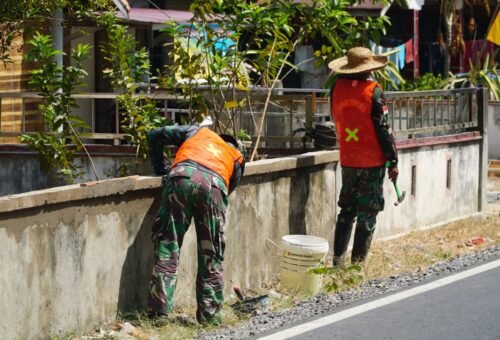 Proses Penyelesaian Musholla Darul Iman oleh Satgas TMMD Ke-129 Makin Serius