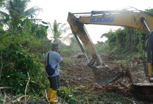Proyek Jalan Penghubung Kepulauan Umbele Masuki Pelaksanaan Hari ke-13