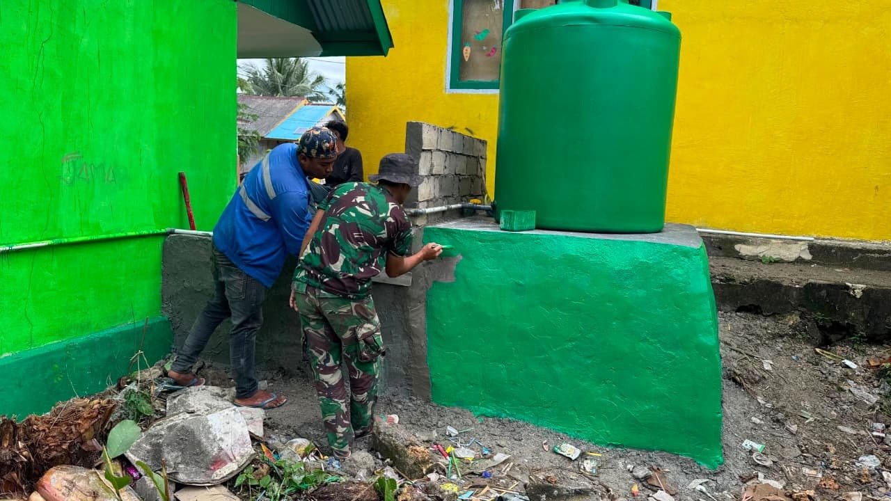Pengerjaan Sarana Air Bersih di SDN Umbele Terus Berlanjut