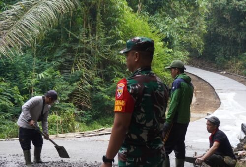 Optimisme Dansatgas TMMD Ke-129 Kodim 1626/Bangli Terhadap Penyelesaian Rabat Beton