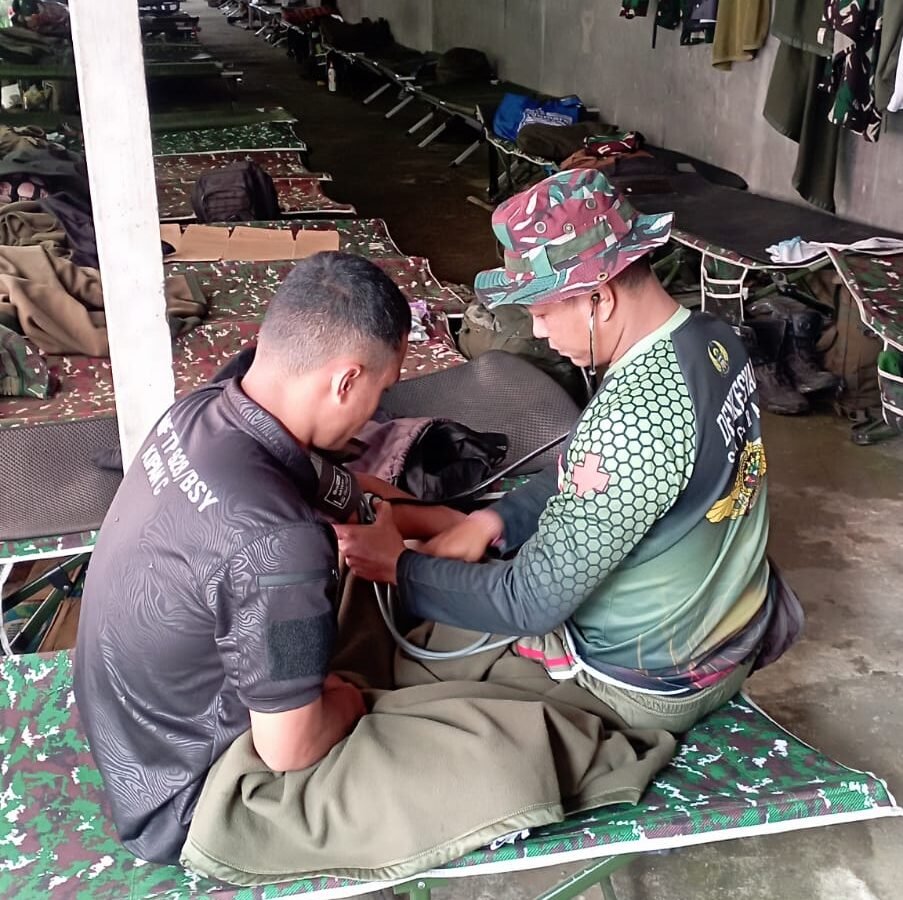 Kesiapsiagaan Tim Kesehatan dalam TMMD Ke-129 Kodim 1626/Bangli