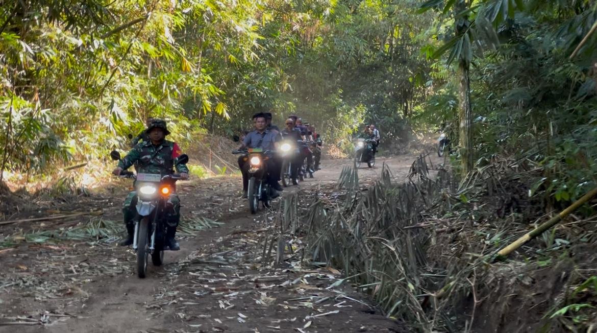 Kunjungan Bupati Bangli dan Dandim 1626/Bangli untuk Memastikan TMMD Ke-129 Berjalan Lancar
