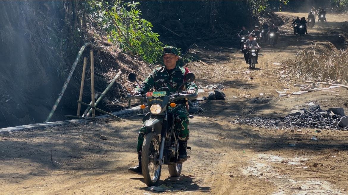 Kerja Sama Antara Pemkab Bangli dan Kodim 1626/Bangli Dalam Peninjauan TMMD Ke-129