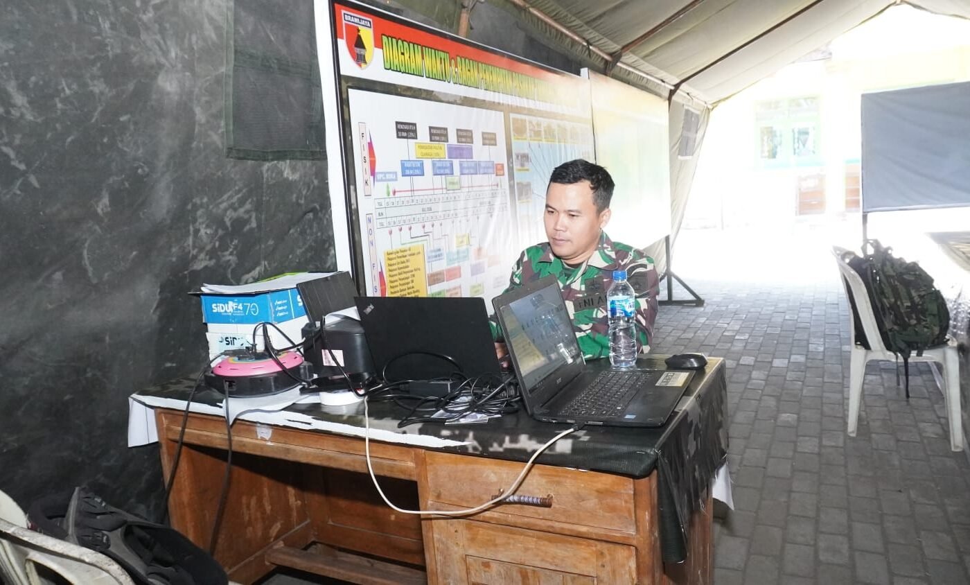 Posko TMMD 129 Sebagai Pusat Monitoring Pembangunan Desa