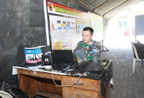 Posko TMMD 129 Sebagai Pusat Monitoring Pembangunan Desa