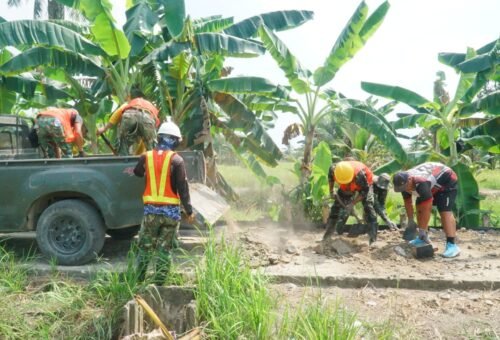 Pengembangan Jalan TMMD Ke-129 Perkuat Kegiatan Ekonomi Masyarakat Desa Bandaraya