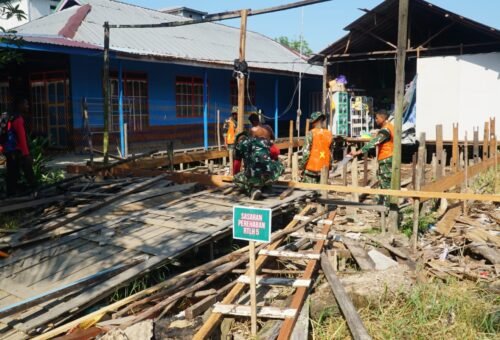 Pembangunan Pondasi RTLH TMMD Sebagai Langkah Awal Mewujudkan Tempat Tinggal Layak untuk Ibu Rini