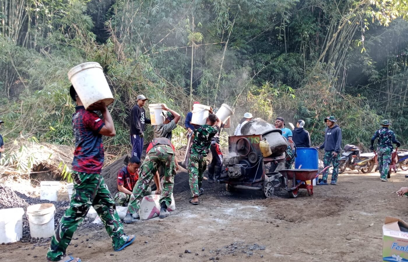 Pembangunan Infrastruktur TMMD Ke-129 di Bangli Capai 47 Persen, Akses Masyarakat Semakin Terbuka