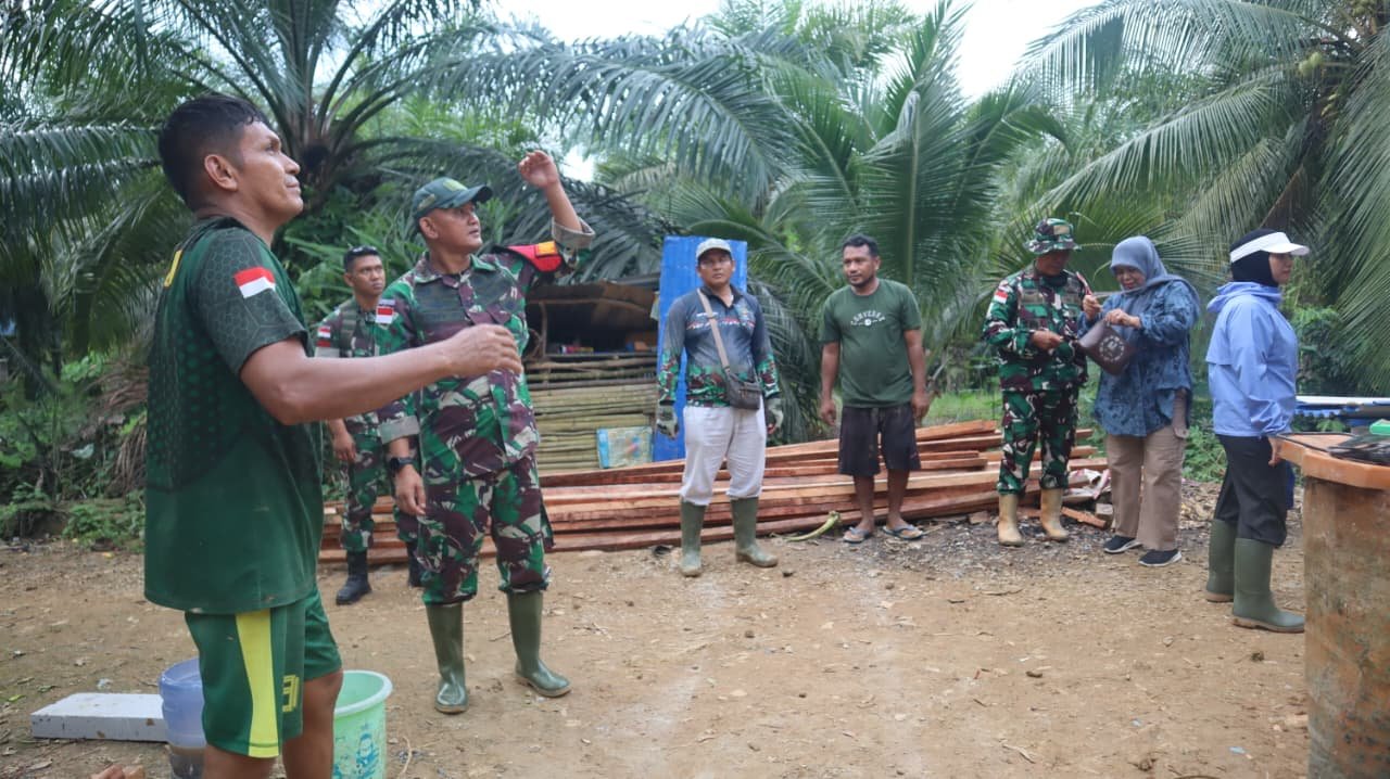Dansatgas TMMD ke-129 Kodim 0911/Nunukan Dorong Efisiensi Waktu Pengerjaan