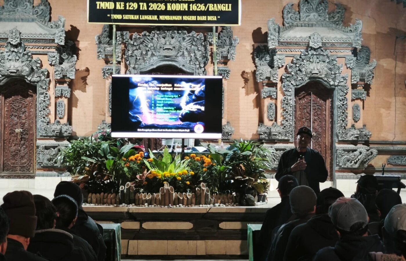 Pendidikan Mitigasi Bencana dalam TMMD Ke-129 Kodim 1626/Bangli untuk Warga Sekardadi