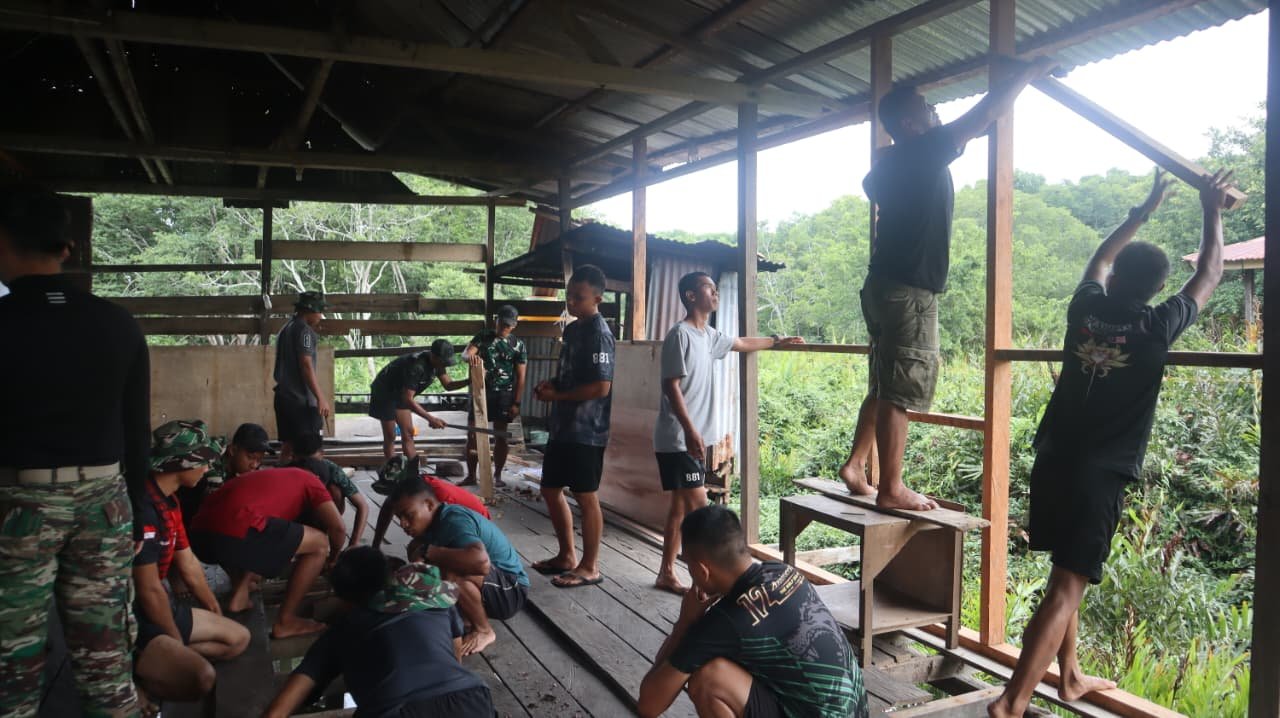 TMMD ke-129 Kodim 0911/Nunukan Fokus Bangun Infrastruktur di Sebatik Barat untuk Buka Akses Wilayah