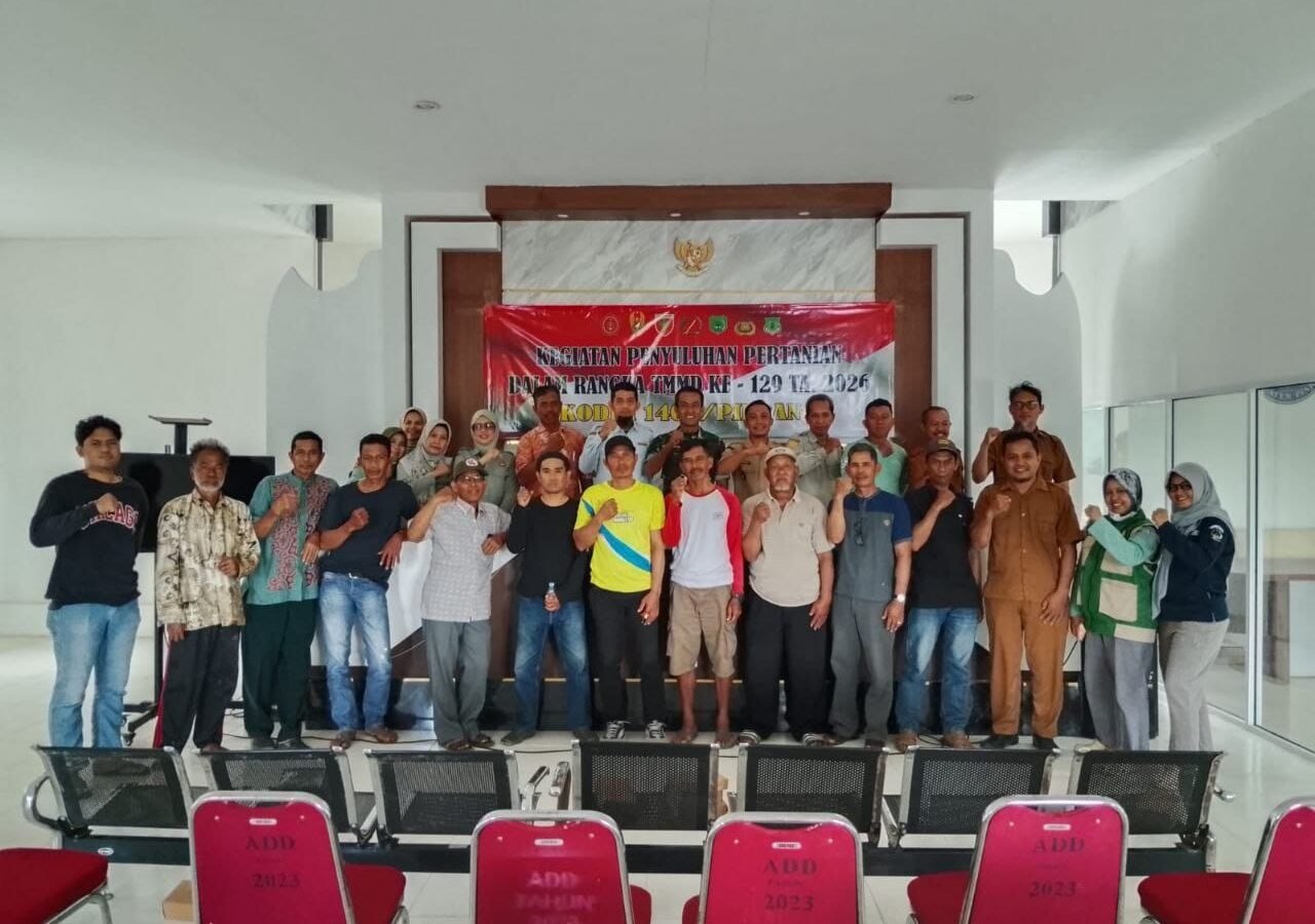 Satgas TMMD Ke-129 Kodim 1404/Pinrang Adakan Penyuluhan untuk Petani