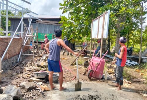 Bapak Aris Raih Impian Rumah Layak Berkat Program TMMD Ke-129 Kodim 1404/Pinrang