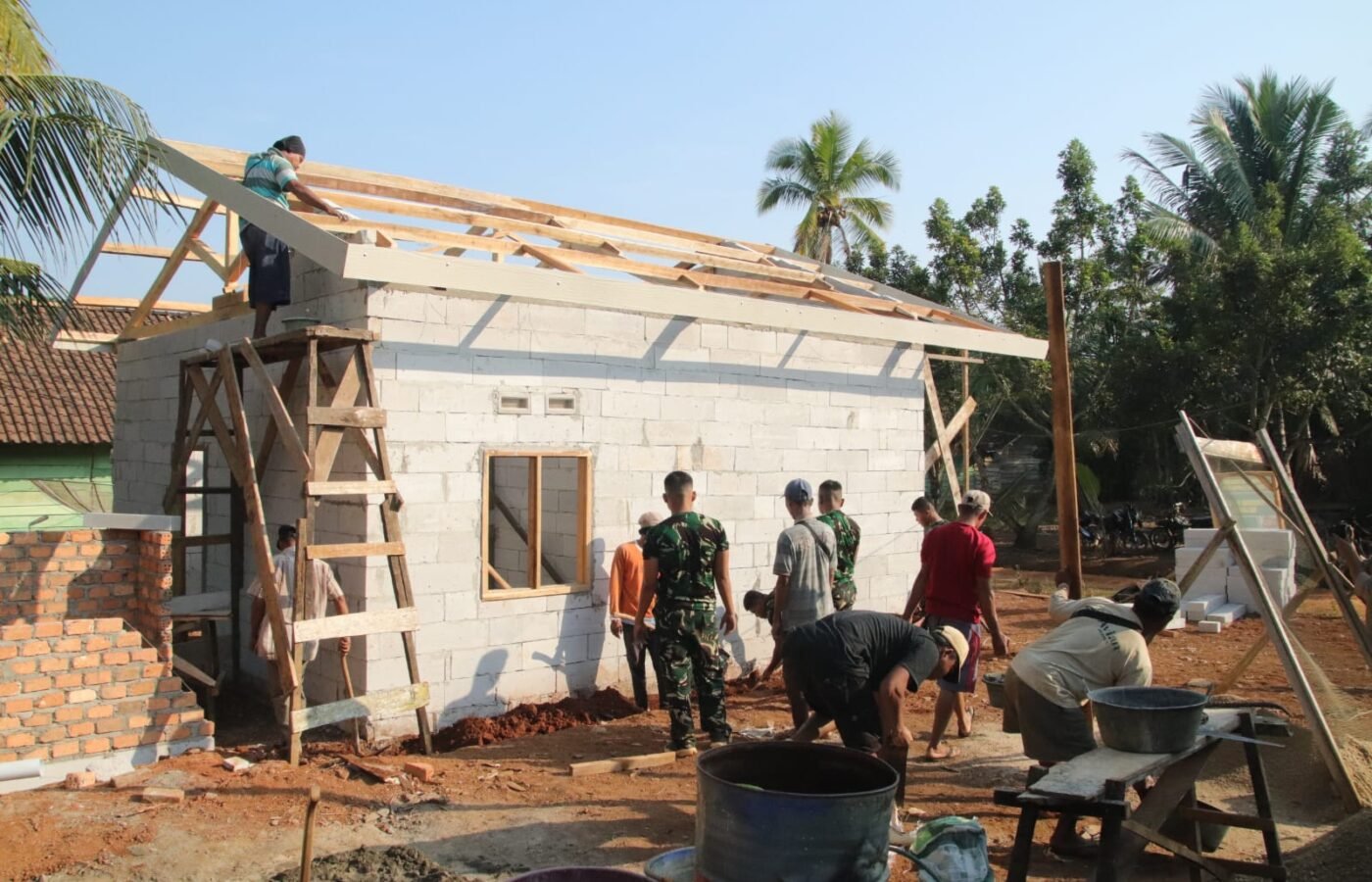 Keterlibatan Masyarakat Dorong Capaian TMMD Ke-129, Lima Rumah Layak Huni Tercapai 65 Persen