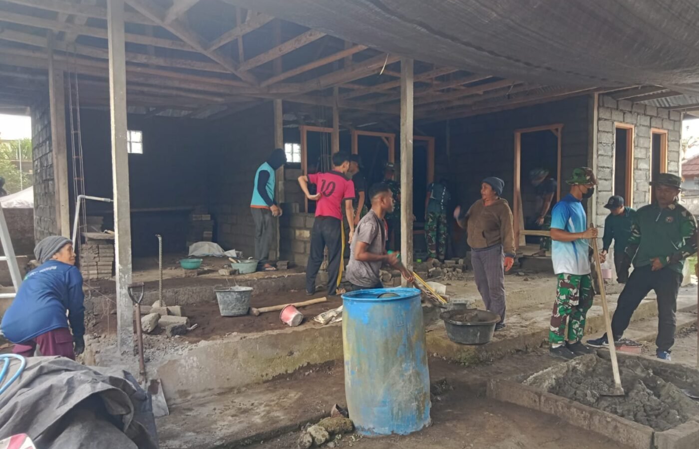 TMMD Ke-129 Luncurkan Proyek Rehabilitasi Rumah di Desa Sekardadi