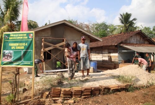 Progres Pembangunan Rumah Suwardi Semakin Menjanjikan, TMMD Ke-129 Bawa Perubahan Positif