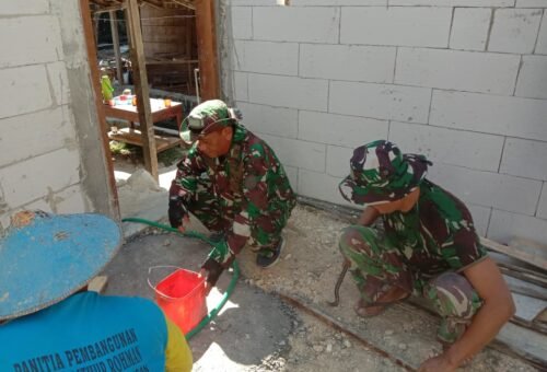 Inspirasi dari Peltu Mar Slamet untuk Satgas TMMD Ke-129 di Lamongan
